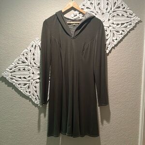Max Studio Weekend Olive Hooded Dress